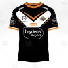 NRL Wests Tigers Custom Name Number 2021 Home Jersey T-Shirt