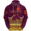NRL Brisbane Broncos ANZAC Day Maroon Pullover Hoodie