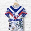 NRL Canterbury-Bankstown Bulldogs ANZAC Day Indigenous T-Shirt