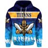 NRL Gold Coast Titans ANZAC Day Zip Up Hoodie