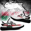 NRL South Sydney Rabbitohs Red Green White Yeezy Boost Sneakers