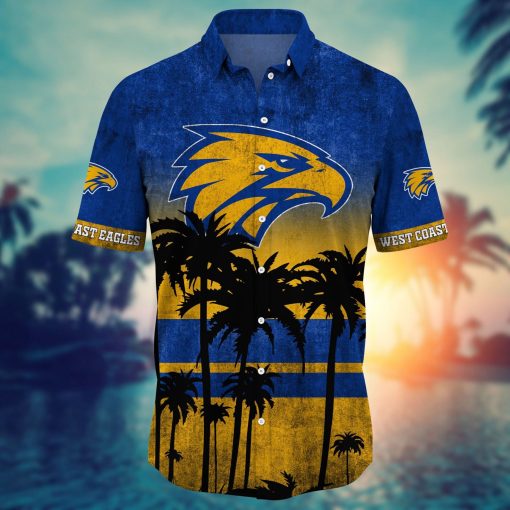 AFL West Coast Eagles Hawaiian Shirt V4