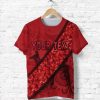 AFL Essendon Bombers Custom Name ANZAC Day Indigenous – Red T-Shirt