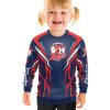 NRL Sydney Roosters Custom Name Number Kids Sweatshirt