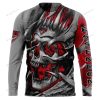 AFL Essendon Bombers Custom Name Number Skull Sweatshirt