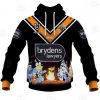 NRL Wests Tigers Custom Name Number x Bluey Jersey 2020 Pullover Hoodie
