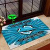 NRL Cronulla-Sutherland Sharks Custom Name Rubber Doormat