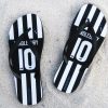 AFL Collingwood Magpies Pendlebury No 10 Flip Flops