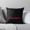 AFL Essendon Bombers Black Square Pillow Case
