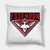 AFL Essendon Bombers White Square Pillow Case