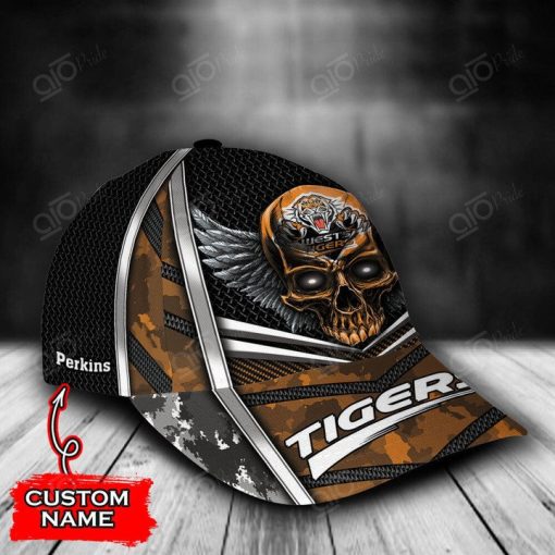 NRL Wests Tigers Custom Name Skull Classic Cap