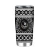 AFL Collingwood Magpies Black Indigenous Tumbler