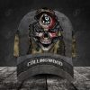 AFL Collingwood Magpies Custom Name Skull Classic Cap