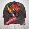 AFL Essendon Bombers Custom Name Red Mascot Classic Cap