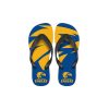 AFL West Coast Eagles Royal Blue Gold Flip Flops