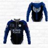 Leicester City FC Dark Blue Black King Power Zip Up Hoodie