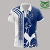 Tottenham Hotspur FC Blue White Pattern Polo Shirt