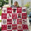 NBA Chicago Bulls White Red Inspire With Us Quilt Blanket