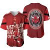 NBA Chicago Bulls Red Michael Jordan 23 Just Play Have Fun Baseball Jersey