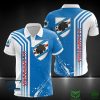 UC Sampdoria Blue White Polo Shirt V1