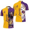 NBA Los Angeles Lakers Purple Golden Lebron James King Skull Polo Shirt