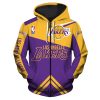 NBA Los Angeles Lakers Purple Golden Zip Up Hoodie V2