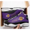 NBA Los Angeles Lakers Purple Black Air Jordan 13 Shoes
