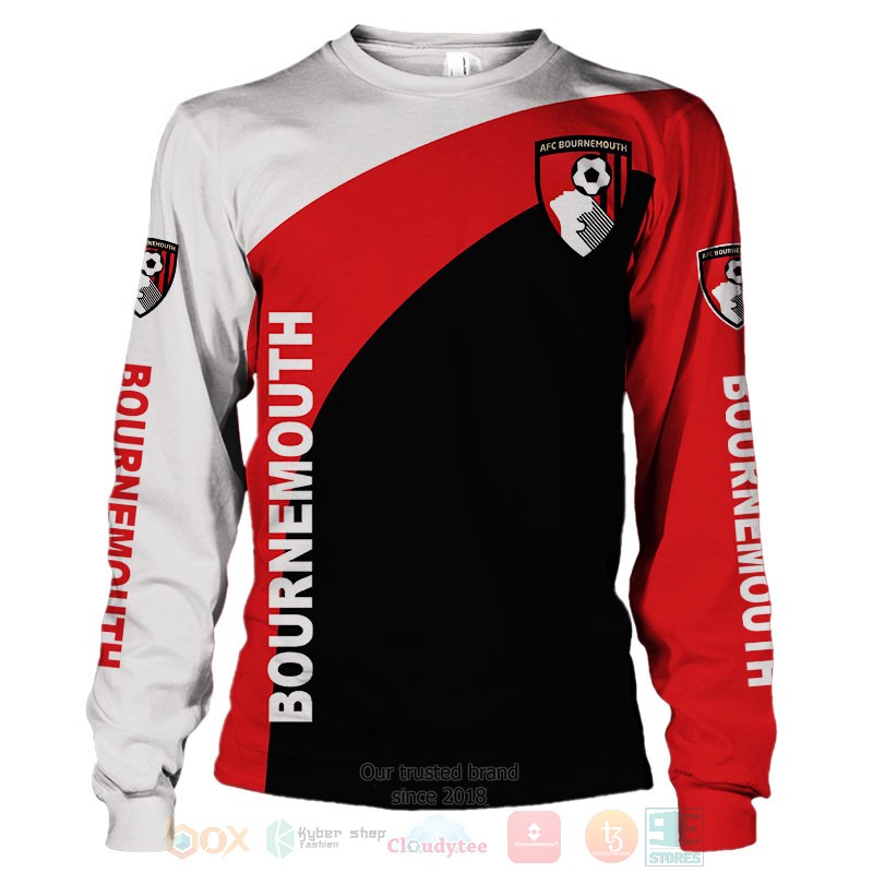 AFC Bournemouth White Red Sweatshirt AFC Bournemouth White Red Sweatshirt