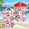 Athletic Bilbao Coconut Tree White Red Hawaiian Shirt