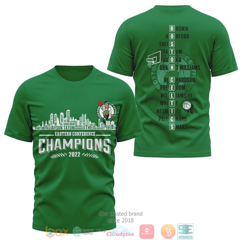 NBA Boston Celtics Green Players Name Eastern Conference Champions 2024 T-Shirt NBA Boston Celtics Green Players Name Eastern Conference Champions 2024 T-Shirt