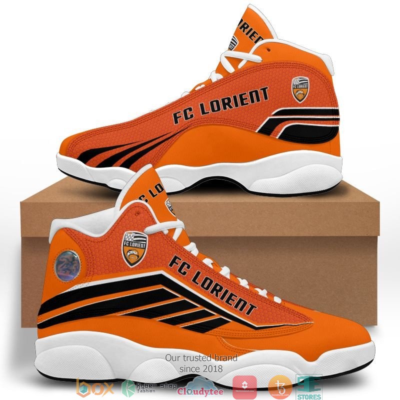 FC Lorient Orange Air Jordan 13 Shoes