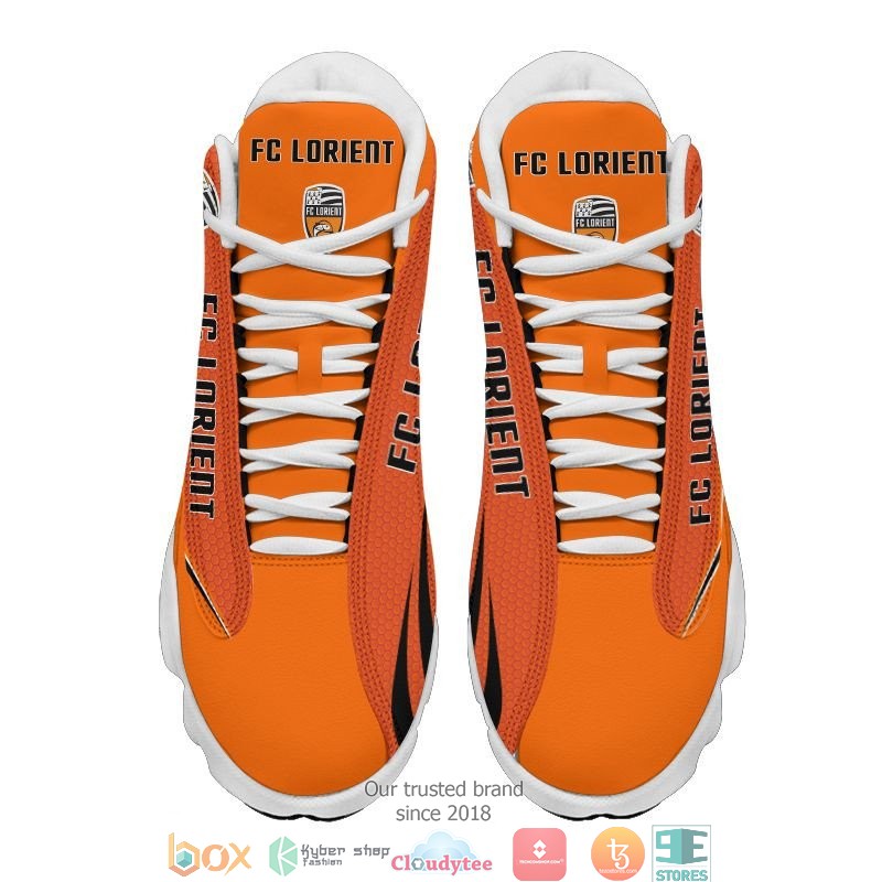 FC Lorient Orange Air Jordan 13 Shoes