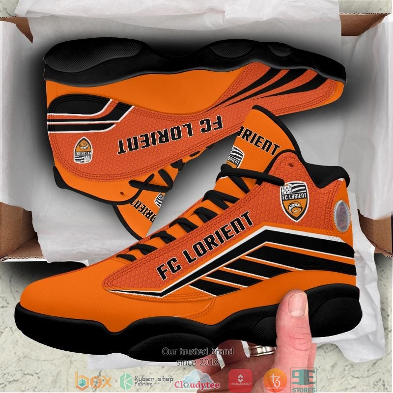FC Lorient Orange Air Jordan 13 Shoes