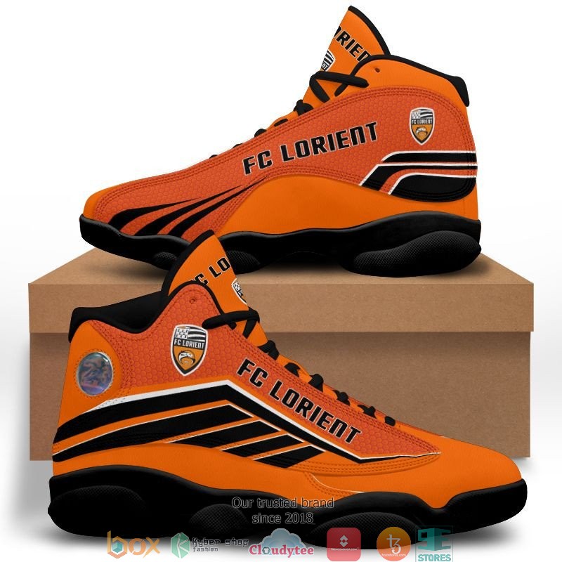 FC Lorient Orange Air Jordan 13 Shoes