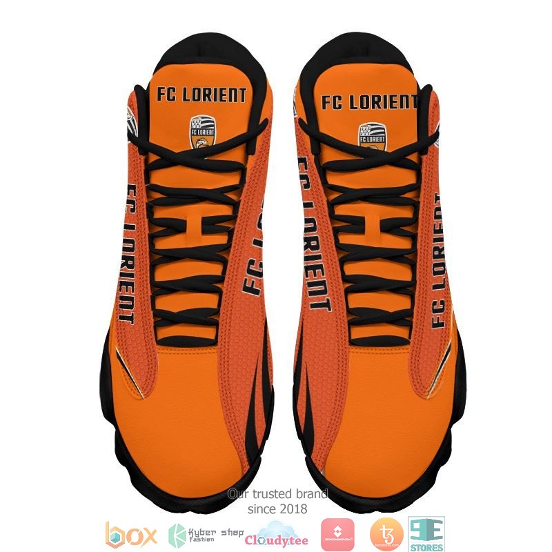 FC Lorient Orange Air Jordan 13 Shoes