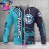 Hertha BSC UEFA Football Soccer Zip Up Hoodie