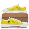 Leeds United Yellow Custom Name Low Top Shoes