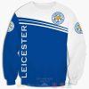 Leicester City FC White Blue Sweatshirt