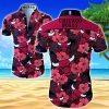 NBA Chicago Bulls Tropical Summer Hibiscus Flowers Hawaiian Shirt V3