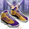 NBA Los Angeles Lakers Purple Gold Air Jordan 13 Shoes V3