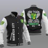 Norwich City FC Black One Team Baseball Jacket