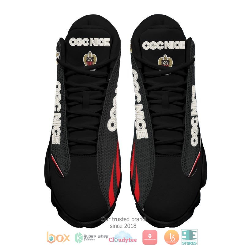 OGC Nice Black Air Jordan 13 Shoes