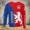 Olympique Lyon Blue Red Sweatshirt