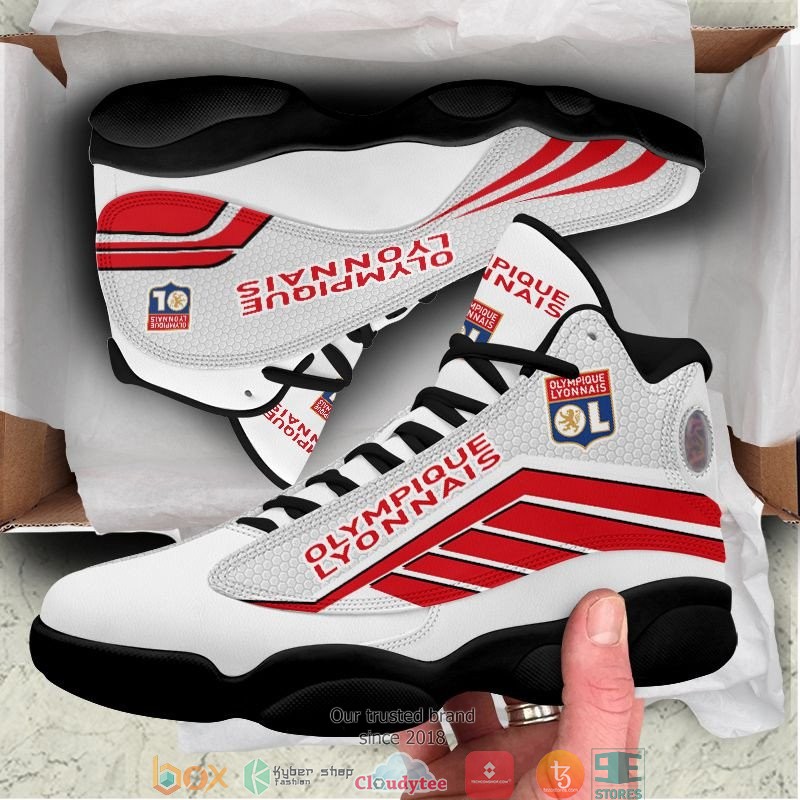 Olympique Lyon White Red Air Jordan 13 Shoes Olympique Lyon White Red Air Jordan 13 Shoes