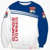 Olympique Lyon White Blue Sweatshirt