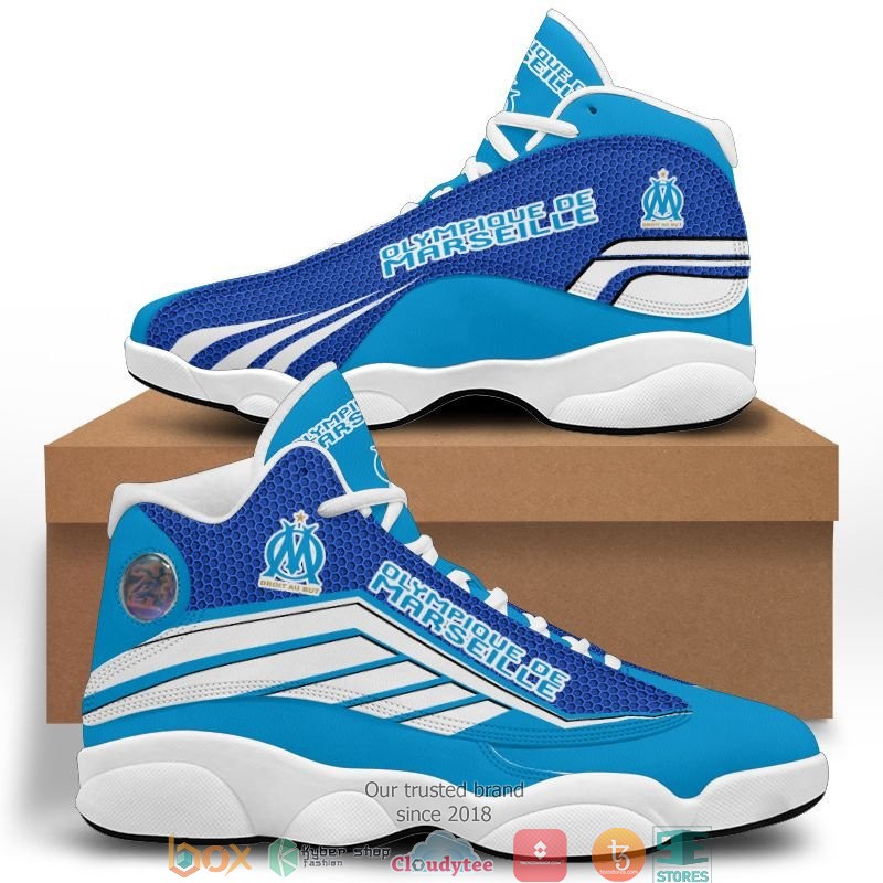 Olympique de Marseille Blue Air Jordan 13 Shoes Olympique de Marseille Blue Air Jordan 13 Shoes