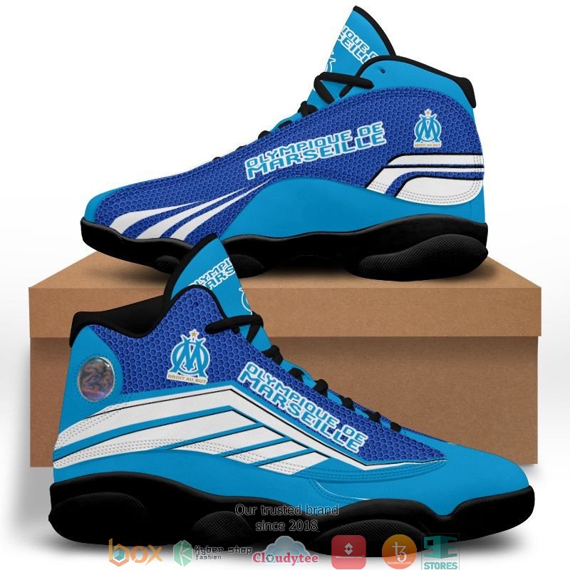 Olympique de Marseille Blue Air Jordan 13 Shoes Olympique de Marseille Blue Air Jordan 13 Shoes