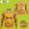 NBA Los Angeles Lakers Golden 1947 Ugly Christmas Sweater