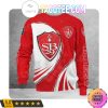 Stade Brestois 29 White Red Sweatshirt