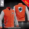 UC Sampdoria Orange White Baseball Jacket